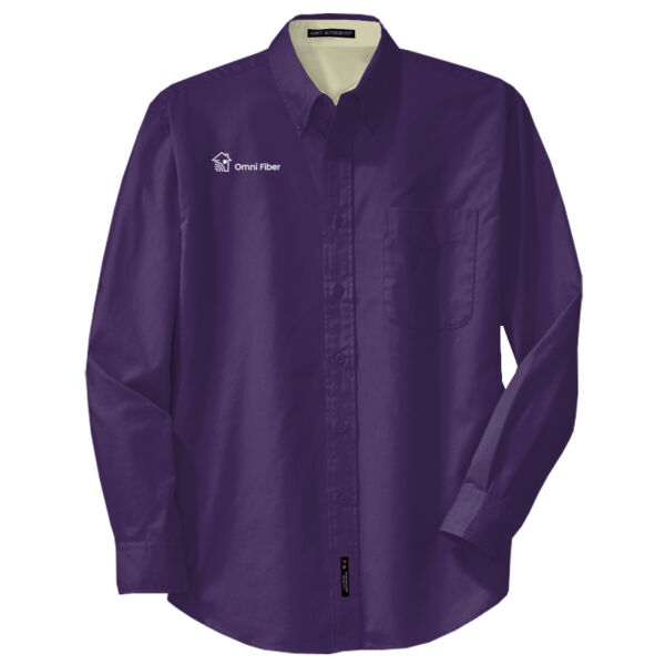 Embroidered Omni Fiber - Tall Long Sleeve Easy Care Shirt Thumbnail