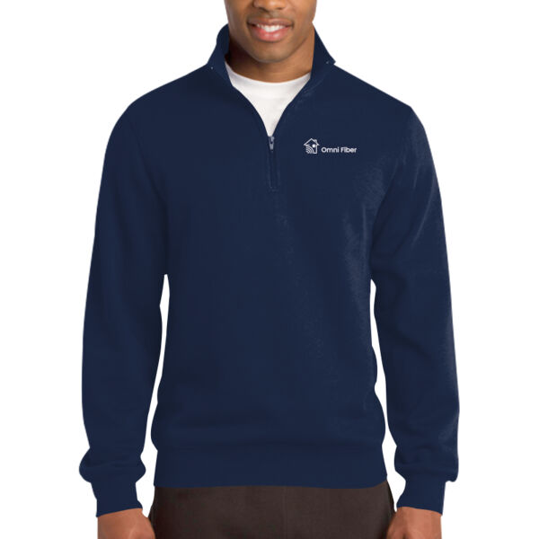 Embroidered Omni Fiber - Tall 1/4 Zip Sweatshirt Thumbnail