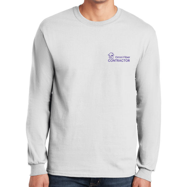 Printed Omni Fiber Contractor - Ultra Cotton ® 100% US Cotton Long Sleeve T Shirt Thumbnail