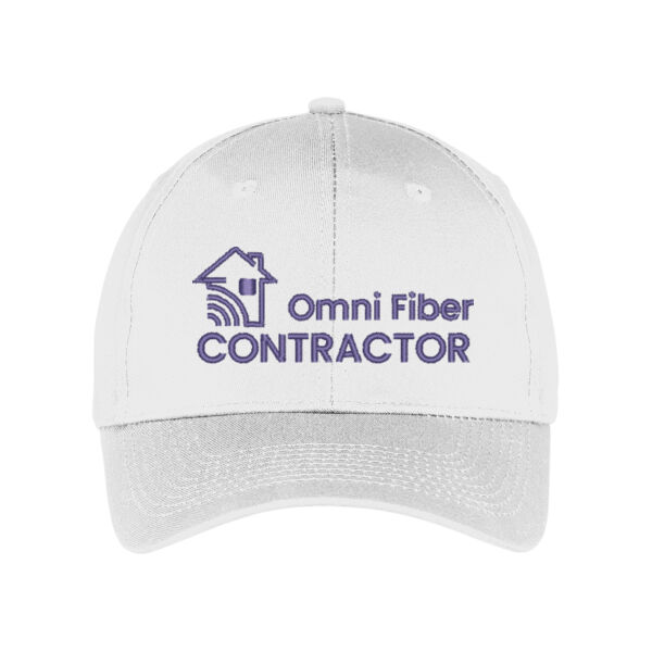 Embroidered Omni Fiber Contractor - Six Panel Twill Cap Thumbnail